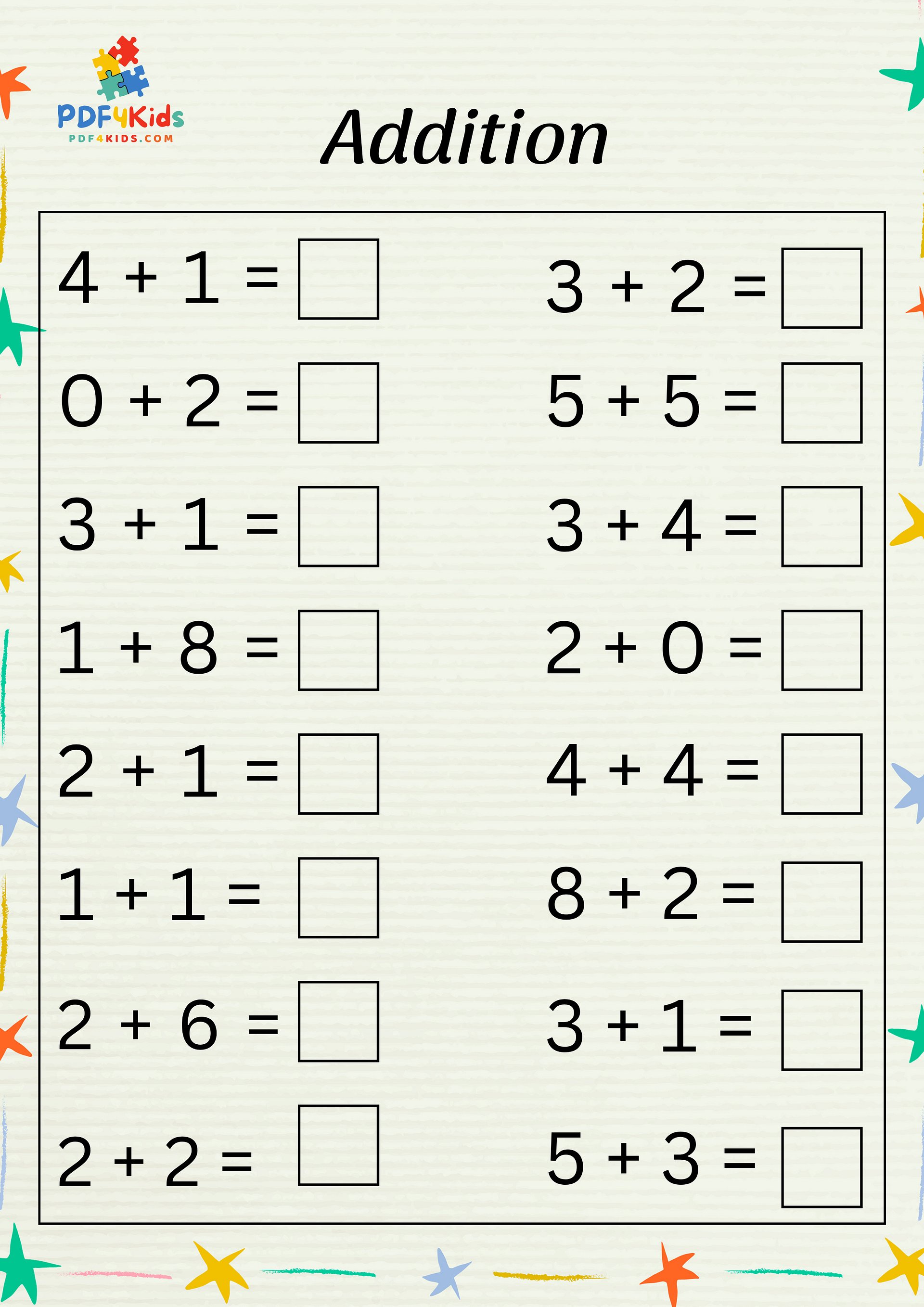 Fun with Addition A Picture Book (16 Pages) product image (2)