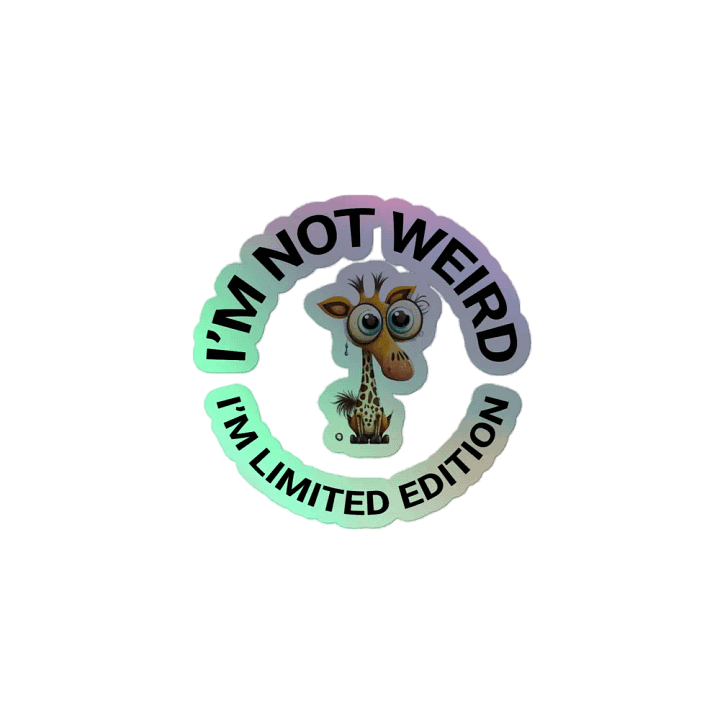 I’M NOT WEIRD, I’M LIMITED EDITION product image (2)