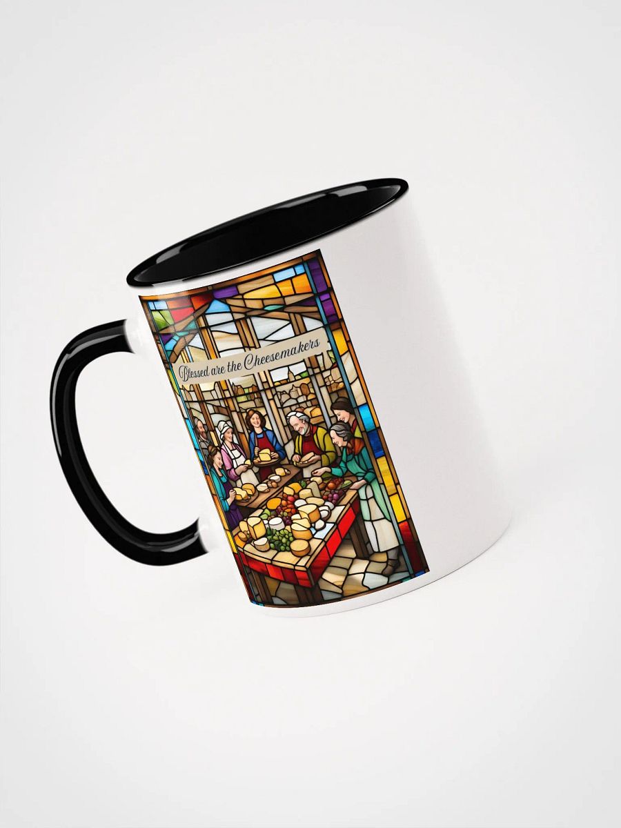 Blessed are the Cheesemakers Stained Glass Mug #03 product image (3)