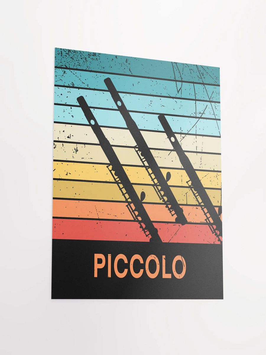 Small Retro Abstract Flute Poster - Piccolo product image (3)