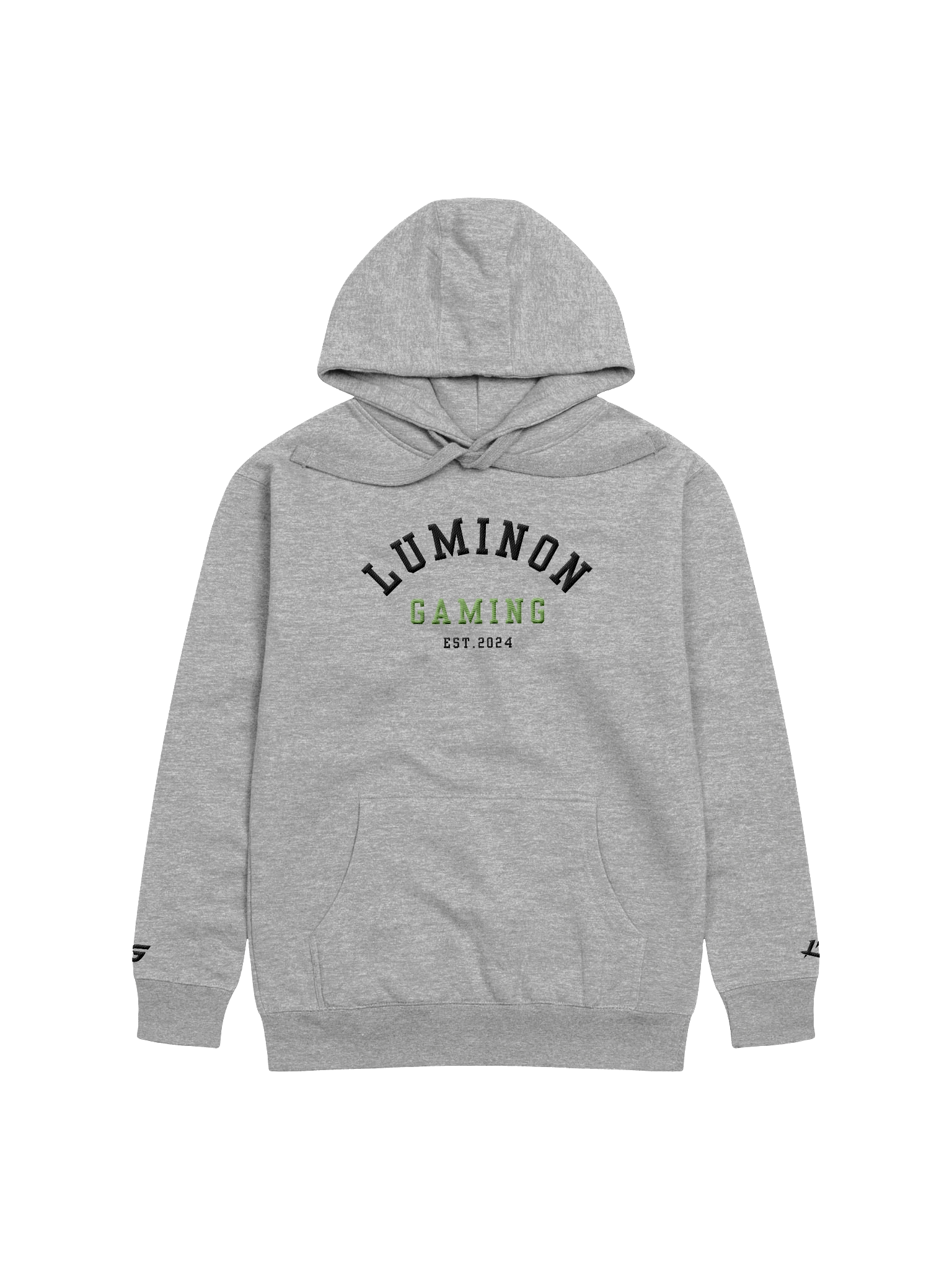 Legacy Luminon Embroidered Hoodie - Gray product image (1)