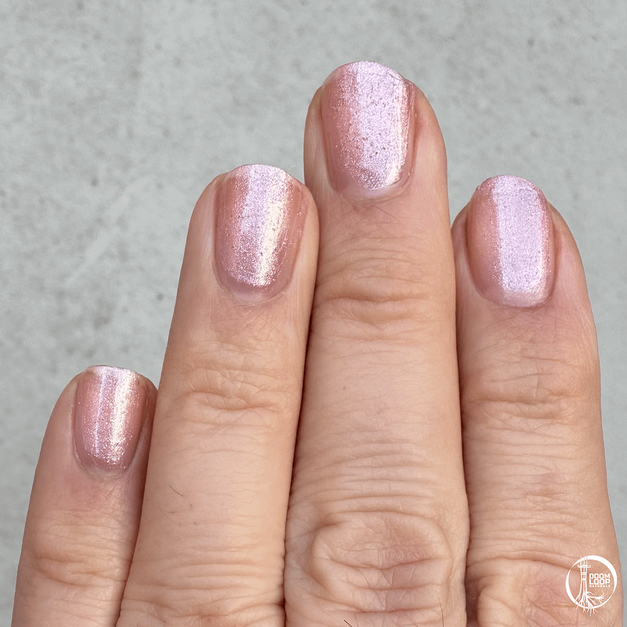 PINK PONY - Semi-Sheer Pink Glitter Nail Polish product image (4)