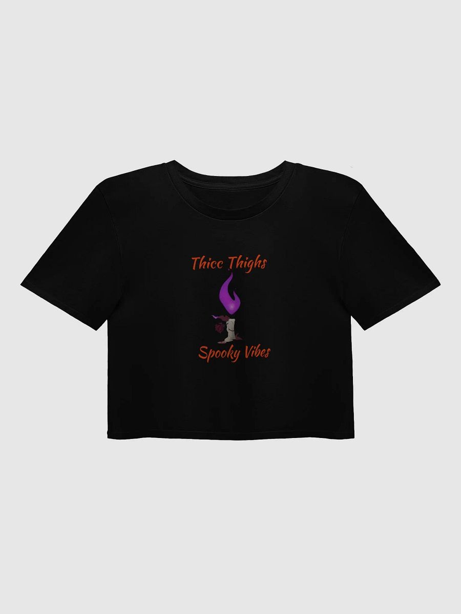 Thicc Thighs Spooky Vibes Cropped T-Shirt product image (1)