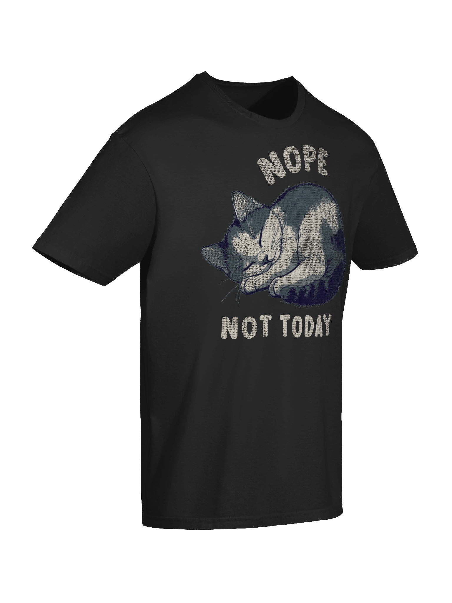 Nope Not Today Cat Nap T-Shirt product image (57)
