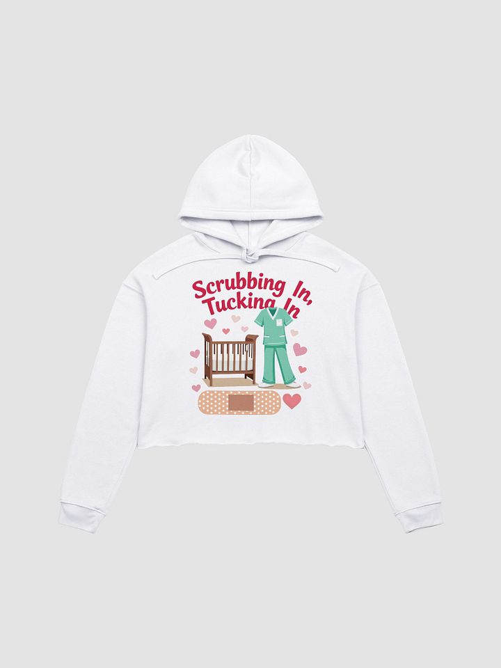 Healthcare Heroes,medical dads, medical moms Heartfelt Scrubs Crop Hoodie product image (5)