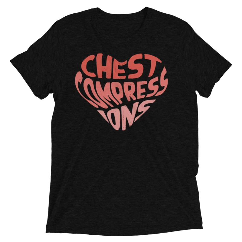 Chest Compressions Heart T-Shirt product image (2)