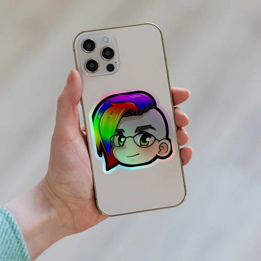 Hybrid Pride Holo Sticker product image (6)