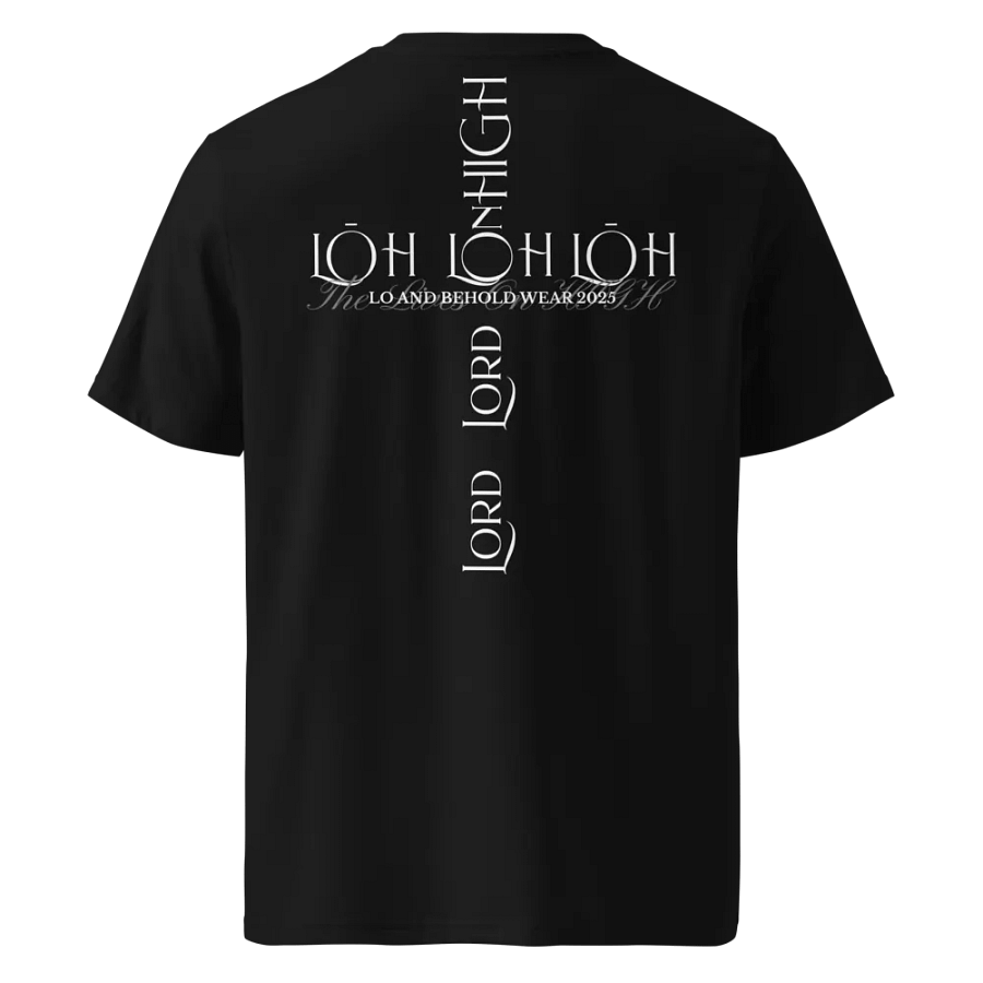 The Lord On HIGH | CROSSED | UNISEX Tee | White product image (2)