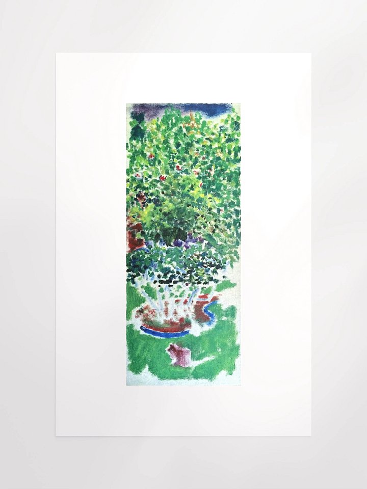 Cat in the Grass (1987) print product image (1)