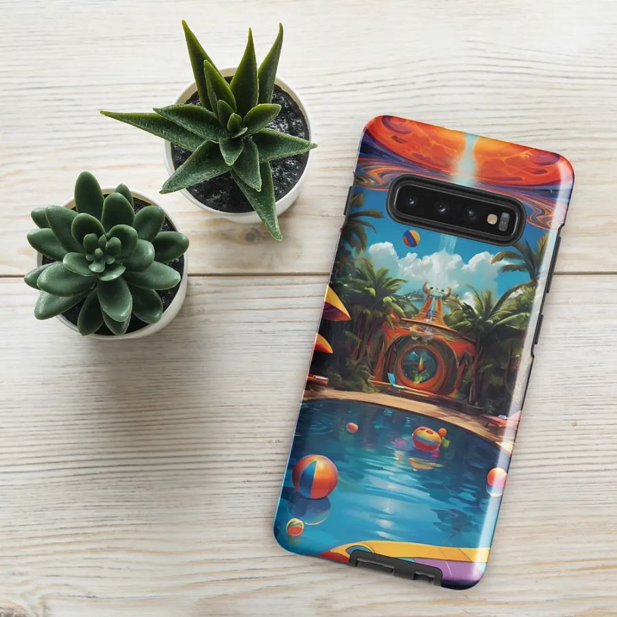 Psychedelic Pool Party Samsung Galaxy Case product image (49)