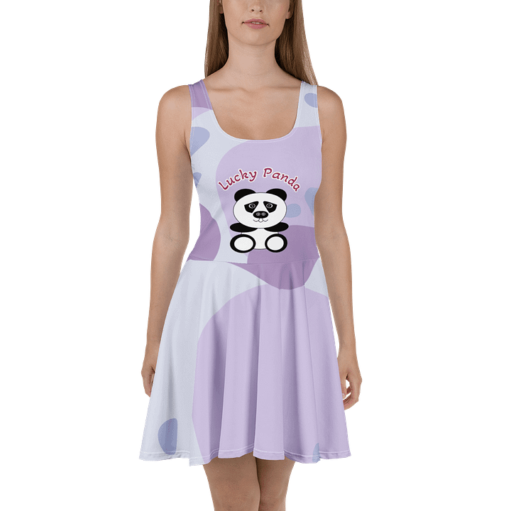 Lucky Panda All-Over Print Skater Dress product image (2)