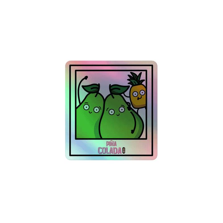 Piña Colada - Sticker (Holographic Kiss Cut) product image (1)