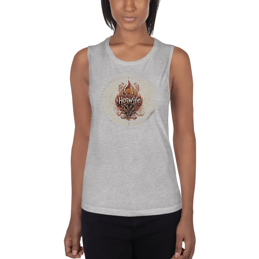 Hotwife tank top Fire retro-toned cosmic product image (13)