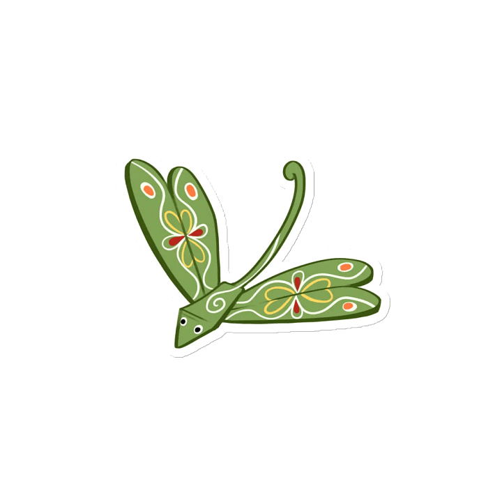 Green Dragonfly Magnet product image (2)