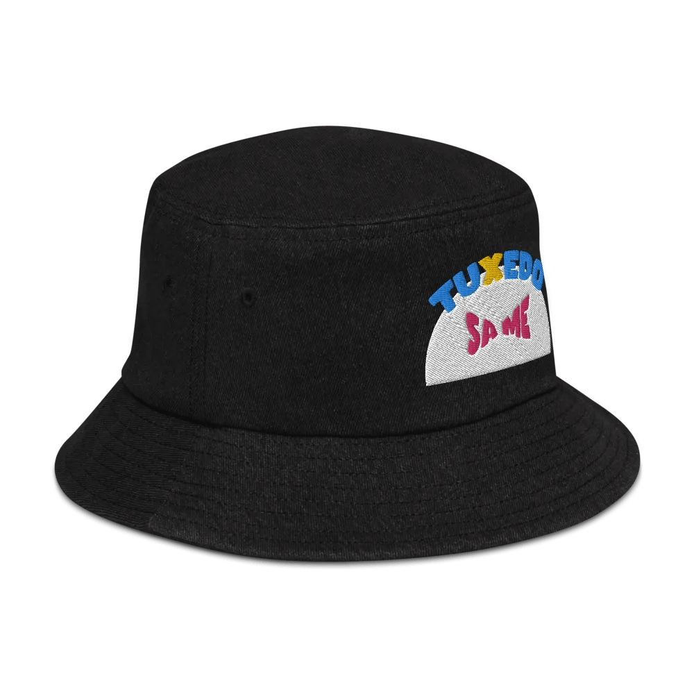 Tuxedo Same Embroidered Bucket Hat product image (3)