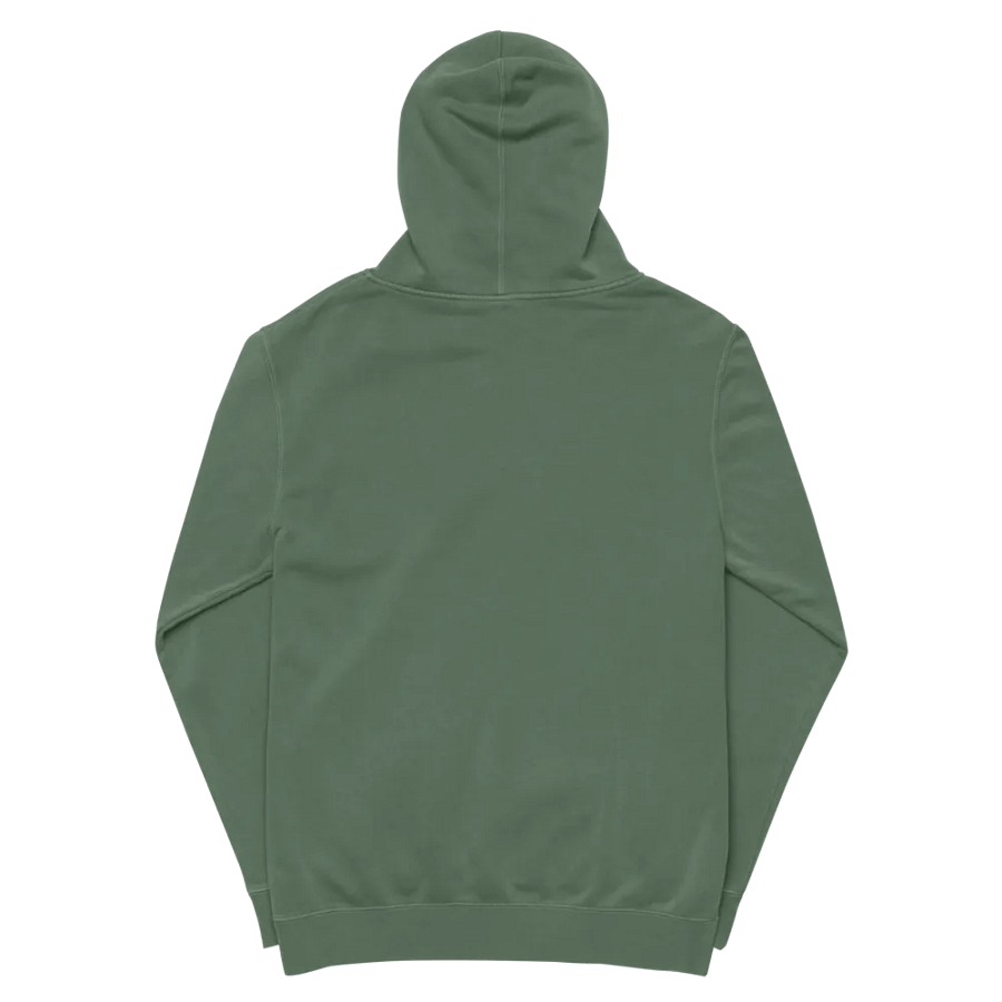 hyperverbal (L.C., comic sans and stars) embroidered pigment-dyed hoodie product image (10)