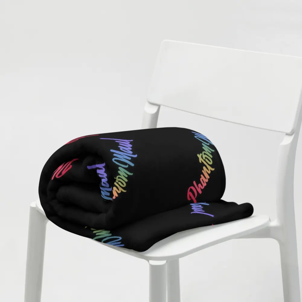 'PhantomMaul' Rainbow Throw Blanket product image (7)