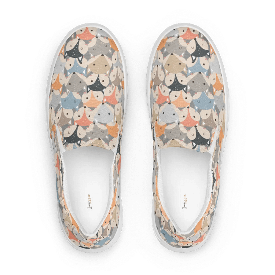 Kawaii Foxy Canvas Slip-Ons product image (5)