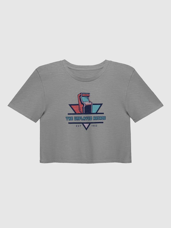 Unplayed Arcade Crop Tee (Front) product image (4)