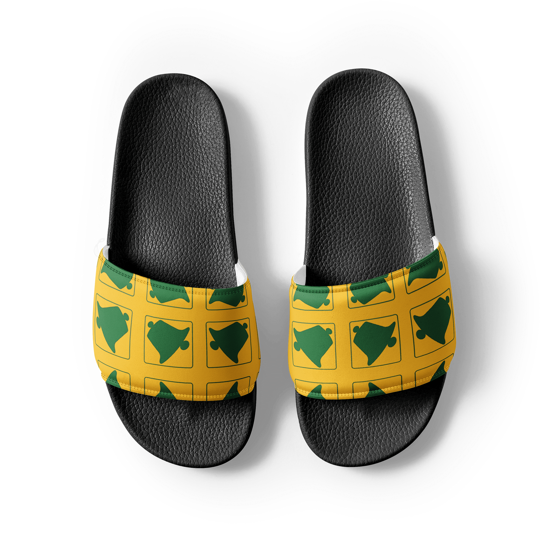 Geometric Green Men's Slides product image (3)