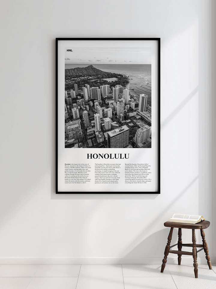 Honolulu 01 Newspaper Poster product image (2)