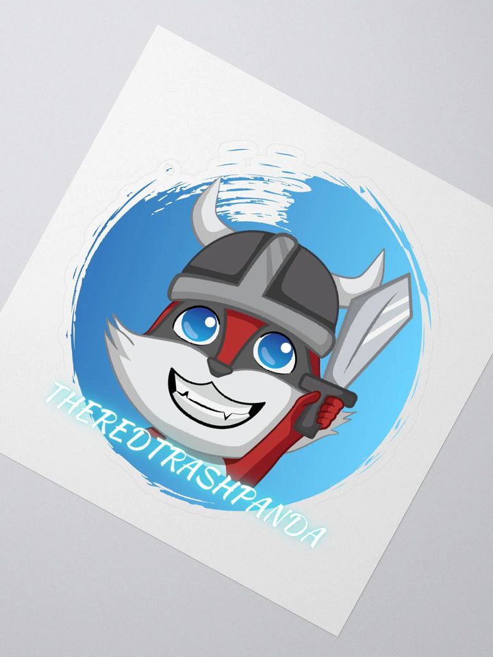 Viking Red Panda Kiss-Cut Stickers product image (5)