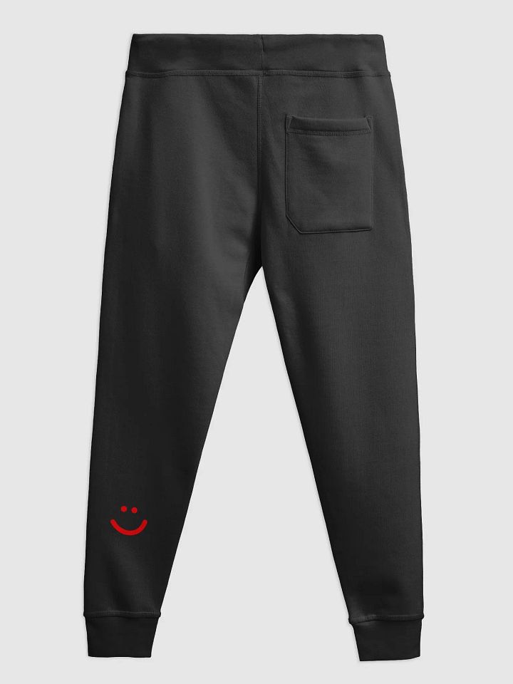 Cheerful Smiley Face & Joy Leaf Fleece Joggers product image (2)