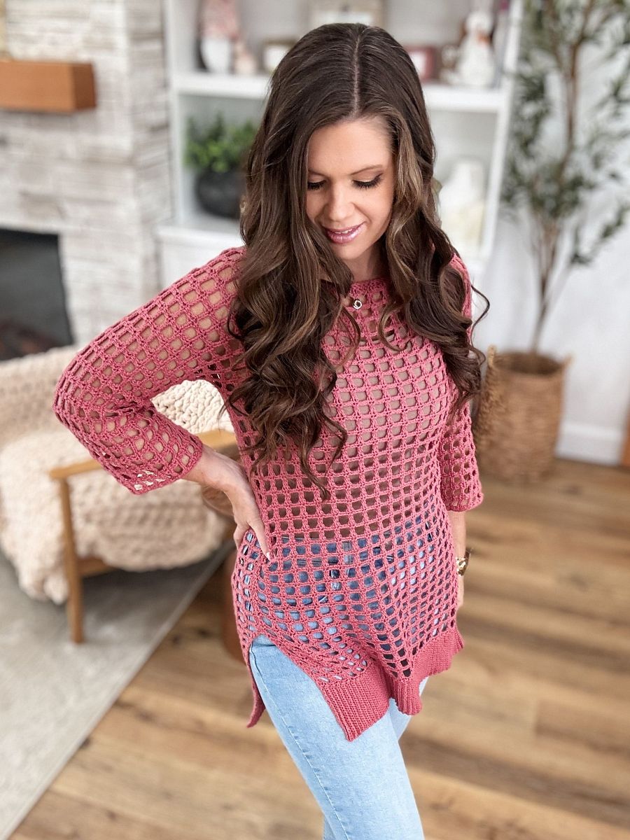 Peek-A-Boo Coverup Crochet Pattern product image (2)