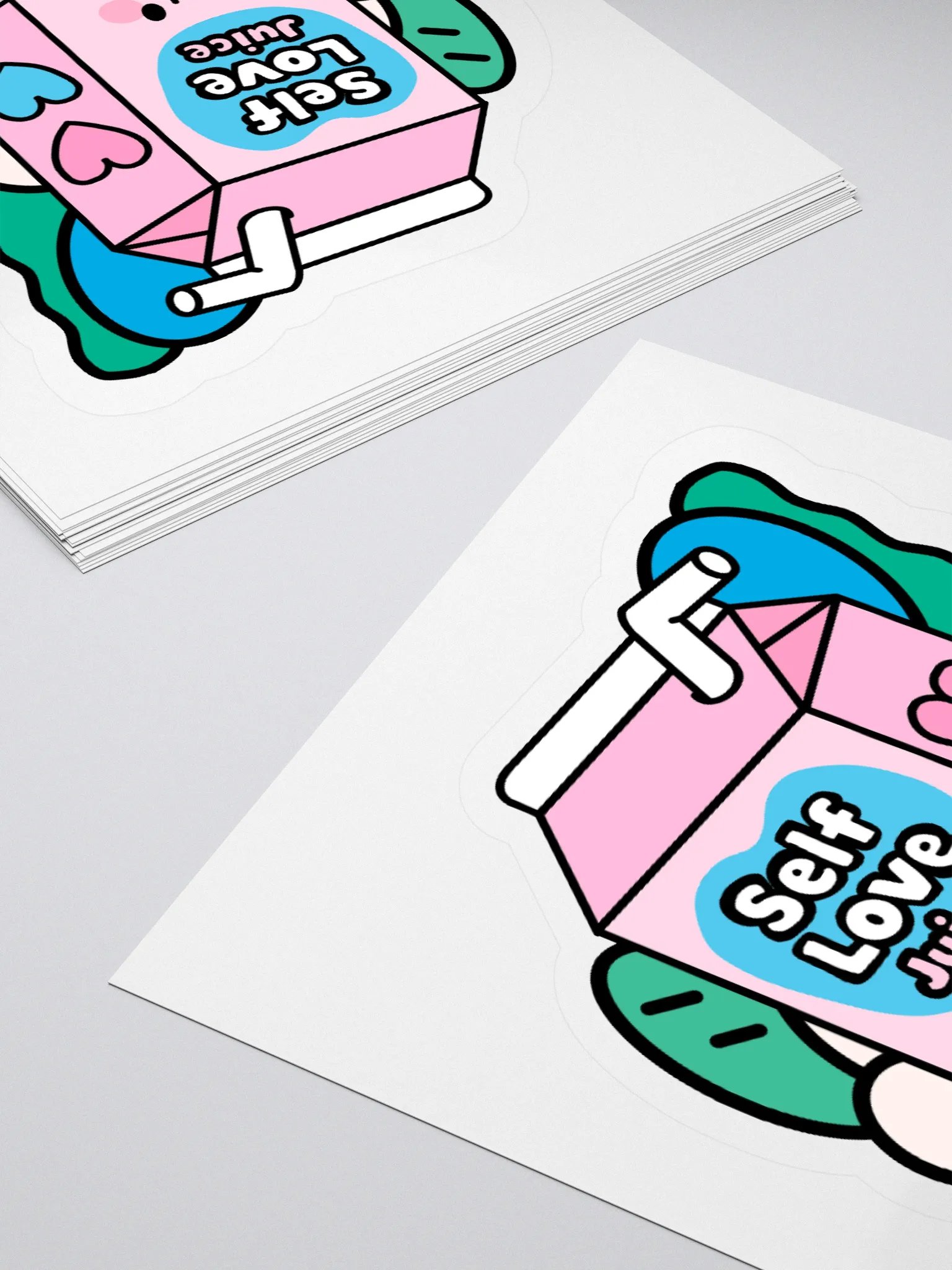 Self Love Juice Kiss Cut Stickers product image (10)