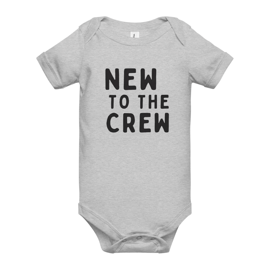NEW TO THE CREW Baby Short Sleeve Onesie product image (10)