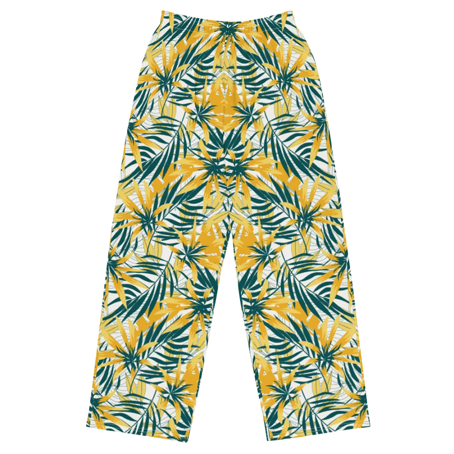 Tropical Summer | Unisex Wide-Leg Pants product image (3)