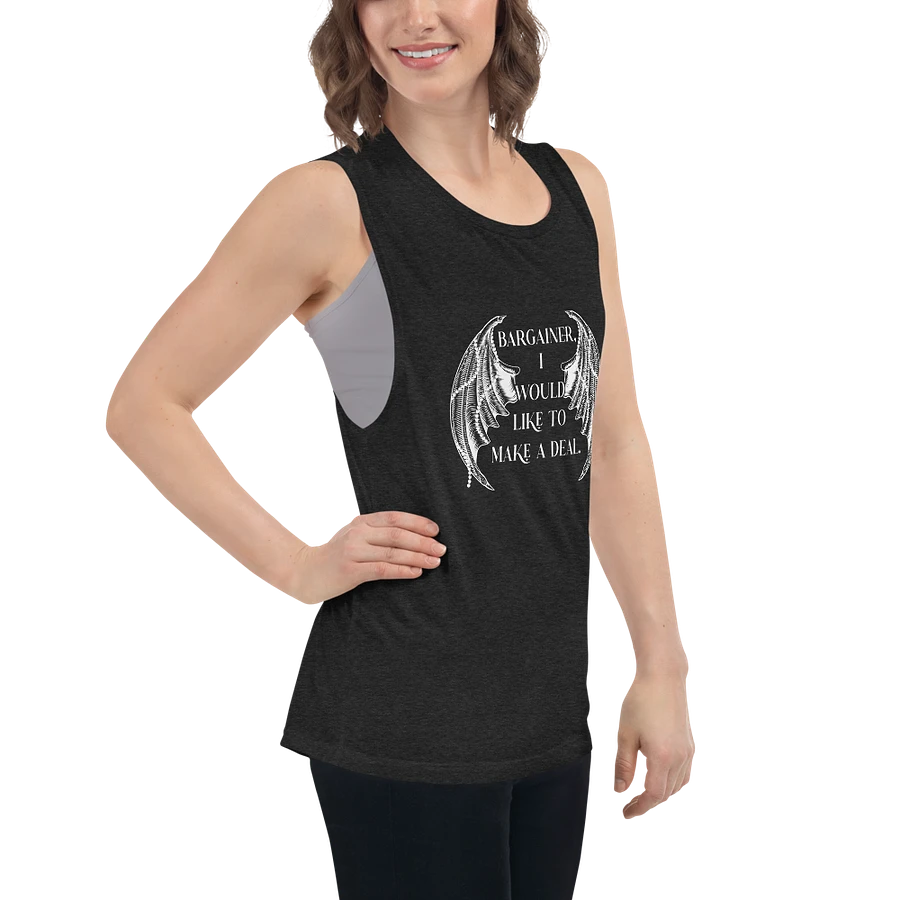 Bargainer Calling Card Bella+Canvas Women's Flowy Muscle Tank product image (7)