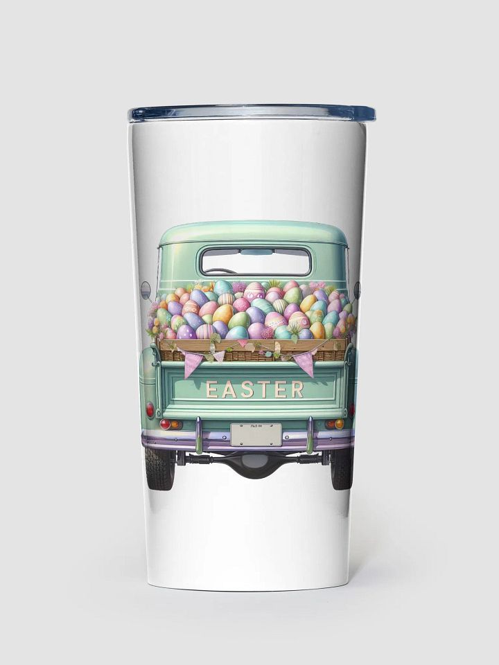 Mint Pastel Easter Truck - Adult Tumbler product image (1)