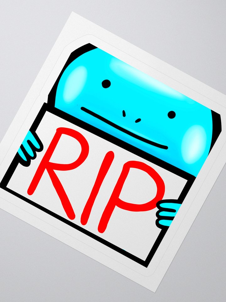 Blue Quag Vinyl Stickers (3" x 3") product image (2)