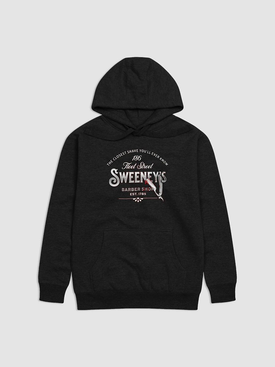Sweeney Todd Barber Shop Hoodie – Unisex Fleece Hoodie for Broadway Horror Fans product image (1)
