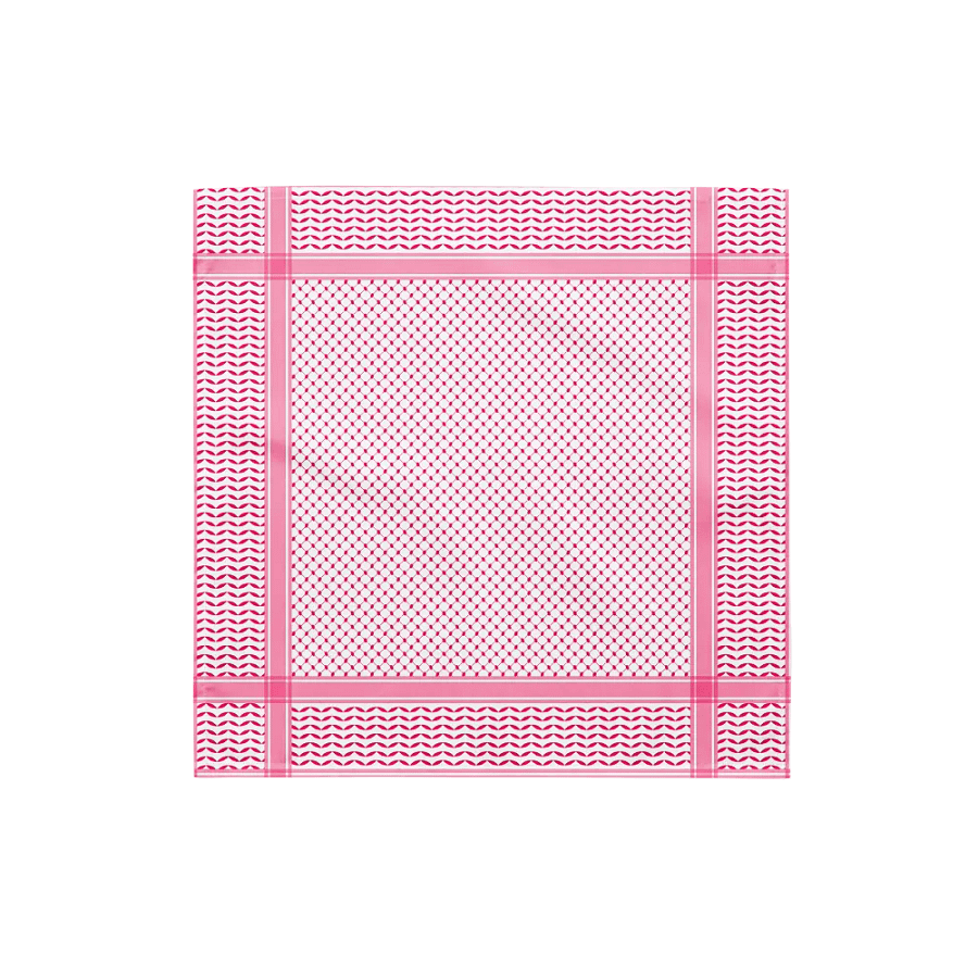 Aesthetic Pink Kufiya Bandana product image (1)
