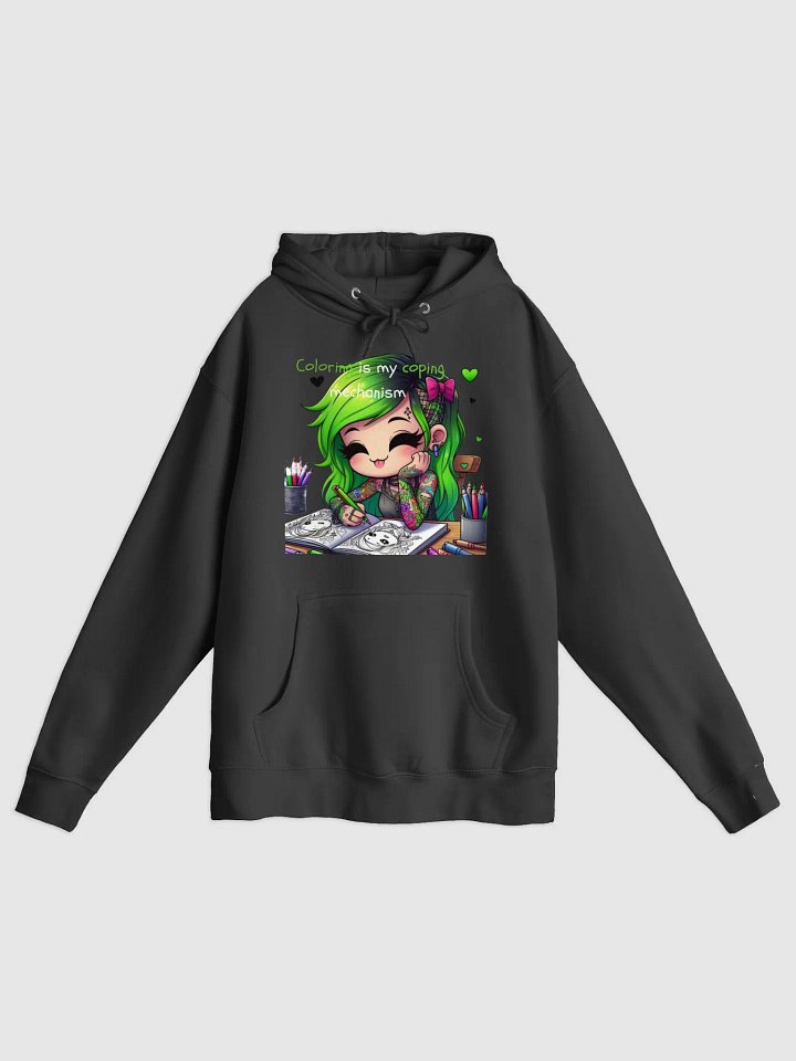 coloring is my coping mechanism hoodie product image (1)