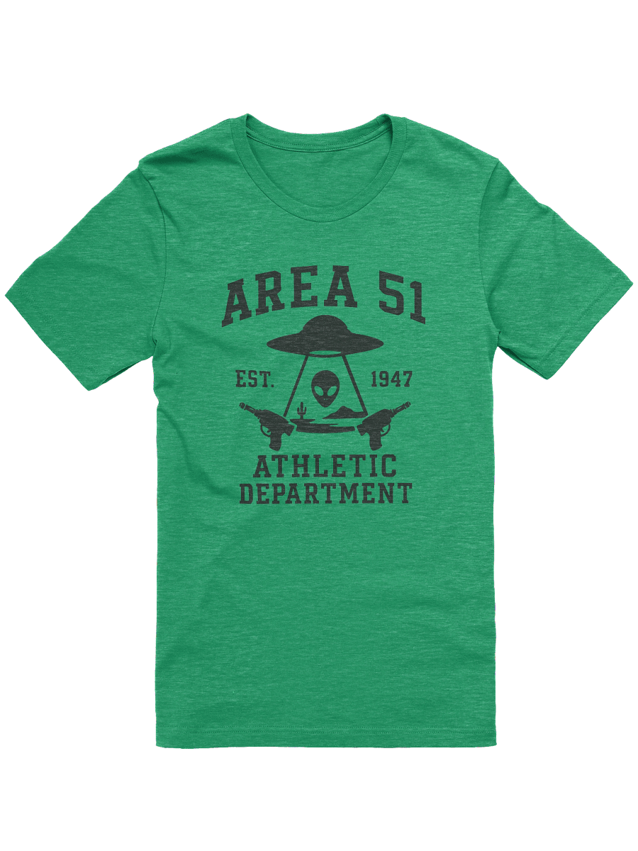 Area 51 T-Shirt – Alien UFO Roswell Tee | X-Files Athletic Department Parody product image (1)