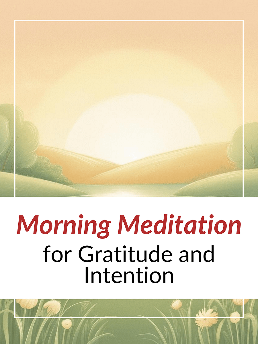 7-Minute Morning Meditation for Gratitude and Intention product image (1)