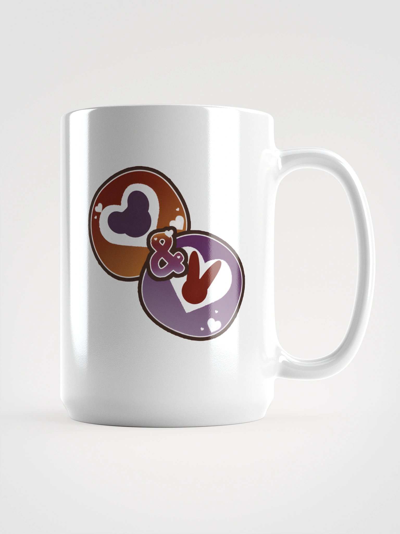 The Monroes Small Logo White Glossy Mug product image (1)