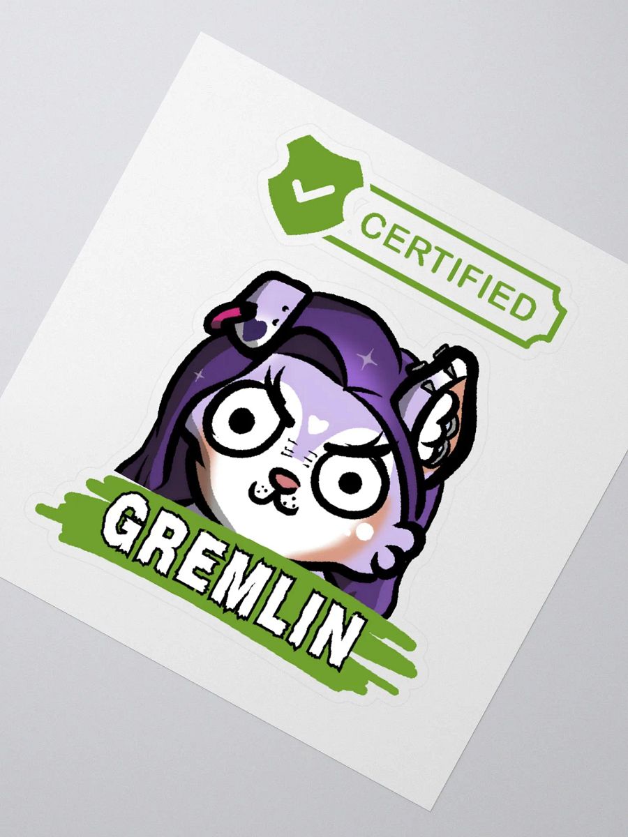 Certified Gremlin Sticker product image (5)