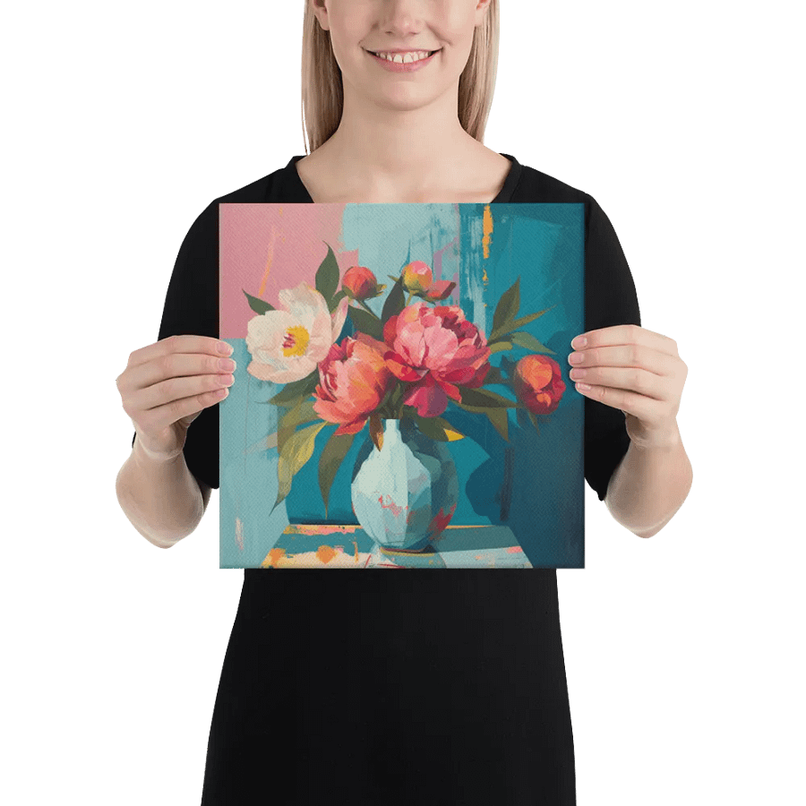 Art2401-82 Vase Flowers Still Life - Canvas Print - sm product image (2)