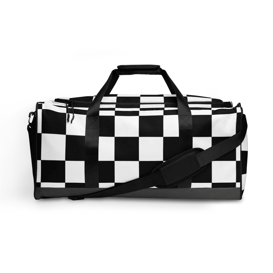 Checkered 16.5 gal. Duffle Bags w/Inside supports / inside pocket product image (3)