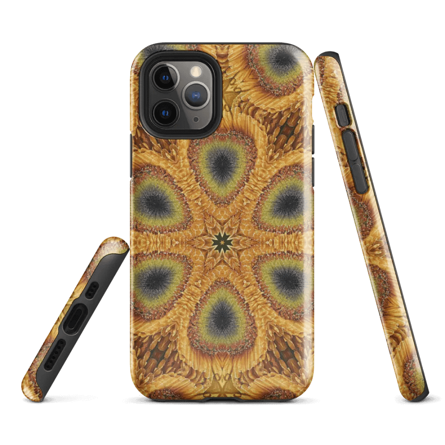 Tough Phone Case for iPhone® - Abstract Geometric Design - Alien Fruit Cross-Section product image (1)