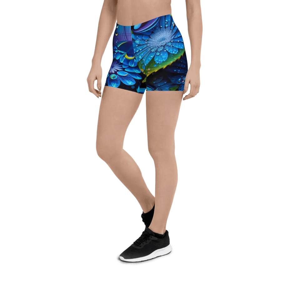 Kawaiikitten Exclusive Premium Dew Drop Comfort Yoga Shorts product image (7)