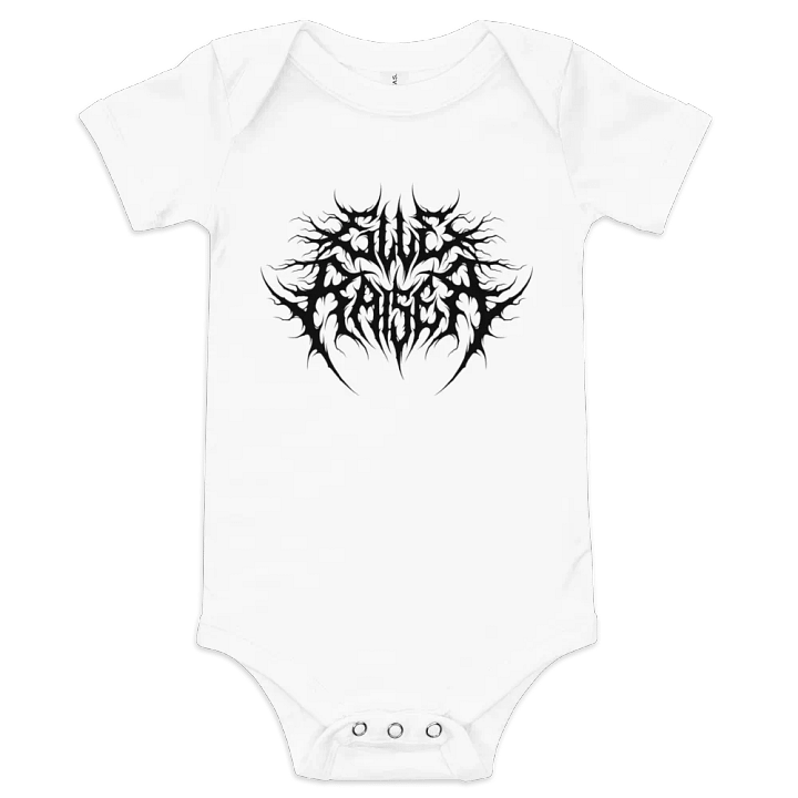 Black Print Baby Onesie product image (1)