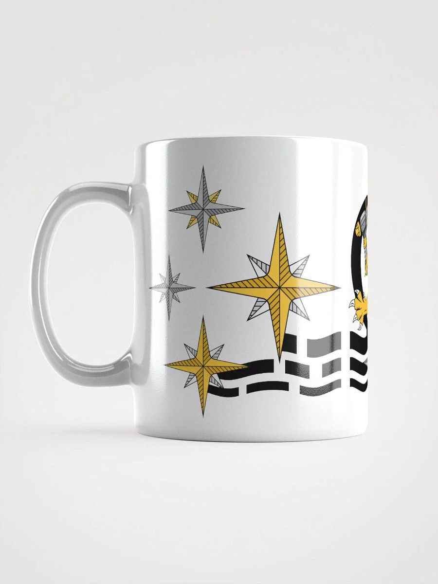 White Glossy Mug, Lion product image (6)