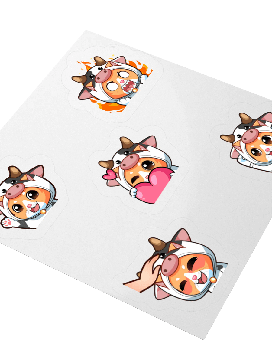 Meow meow meow I'm a Cow - Stickers product image (7)