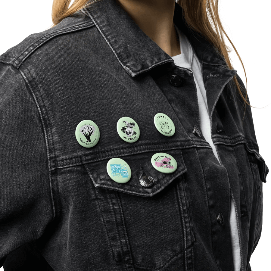 Pin Set of 5 (Green Background) product image (17)