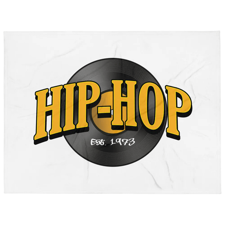Hip-Hop 1973 - WHITE - Throw Blanket product image (1)